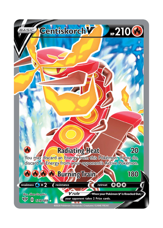 Darkness Ablaze: Centiskorch V Full Art - 179/189
