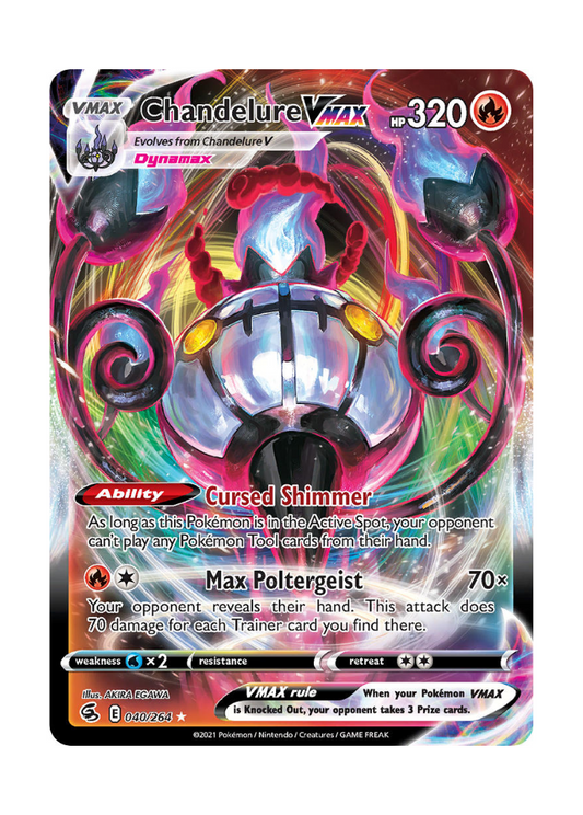 Fusion Strike: Chandelure VMAX Full Art - 040/264