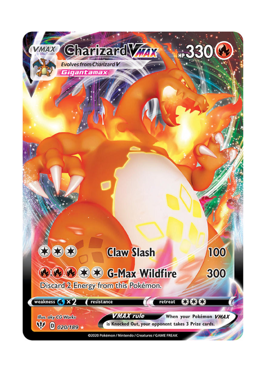 Darkness Ablaze: Charizard VMAX Full Art - 020/189