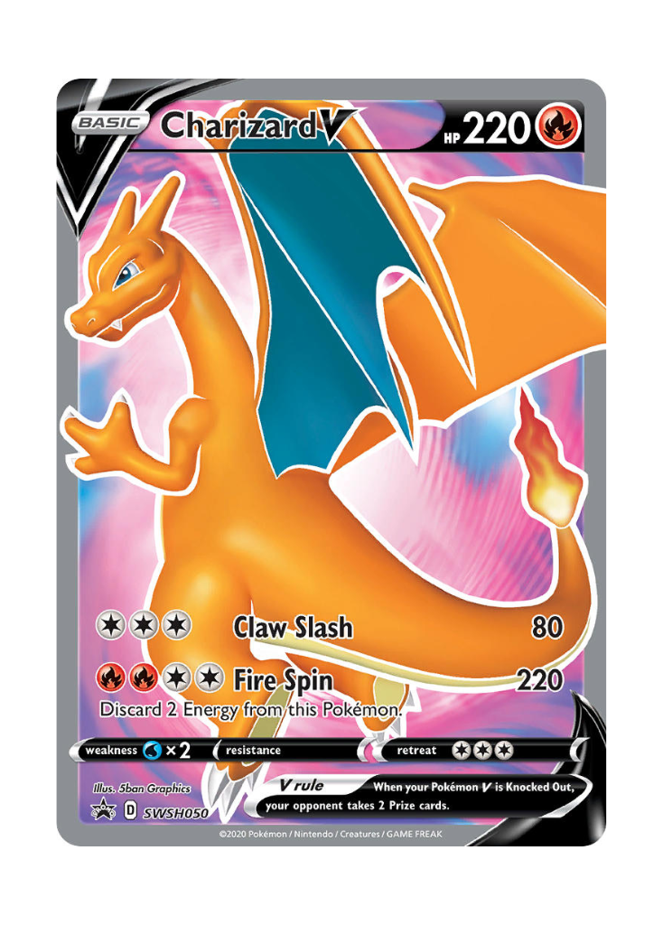 Sword & Shield Promos: Charizard V - SWSH050