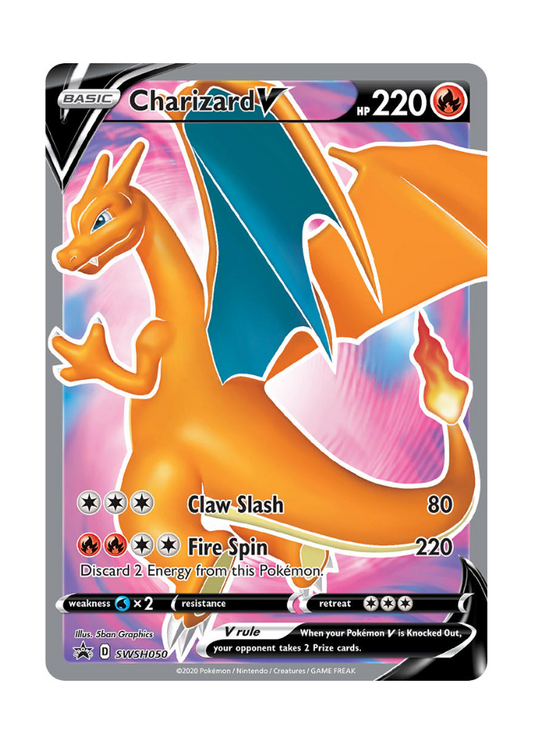 Sword & Shield Promos: Charizard V - SWSH050