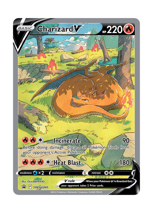 Sword & Shield Promos: Charizard V - SWSH260