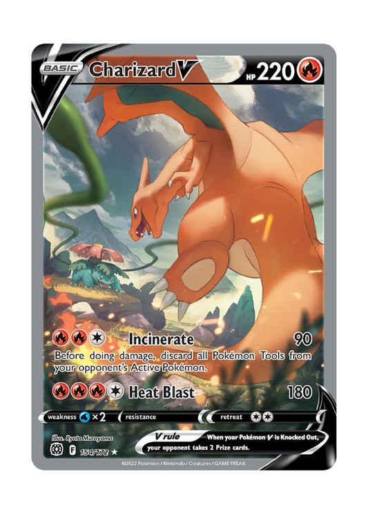 Brilliant Stars: Charizard V Alternate Full Art - 154/172