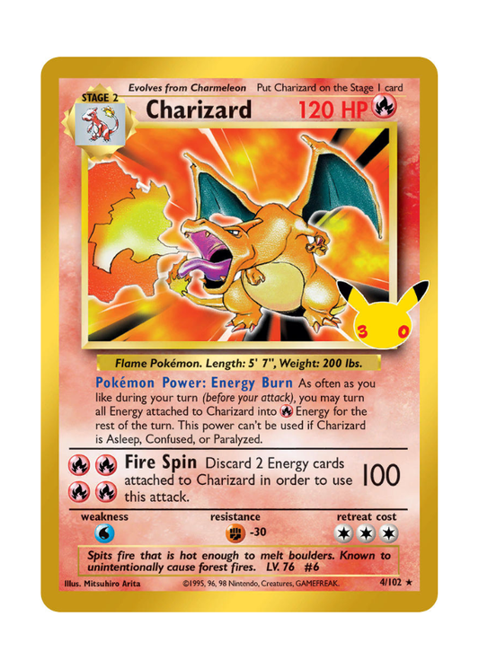 30th Celebration: Charizard Classic Collection - 4/102