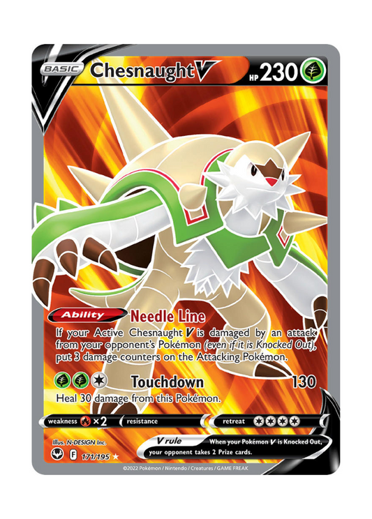 Silver Tempest: Chesnaught V Full Art - 171/195