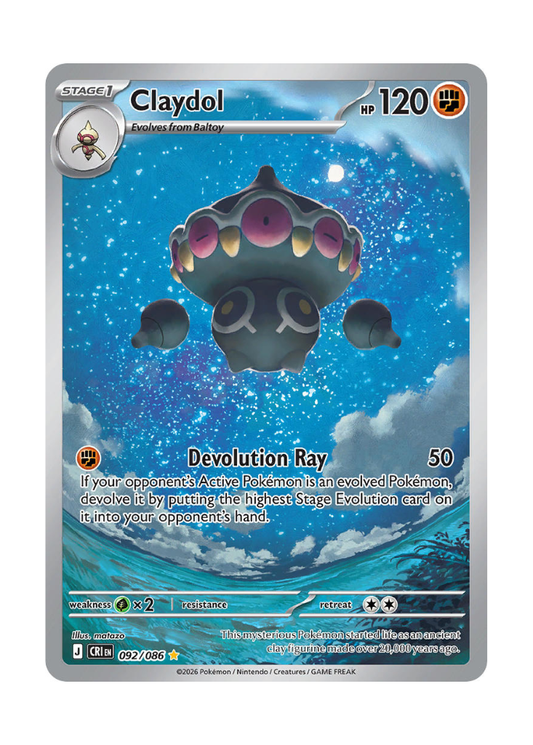 Chaos Rising: Claydol Illustration Rare - 092/086
