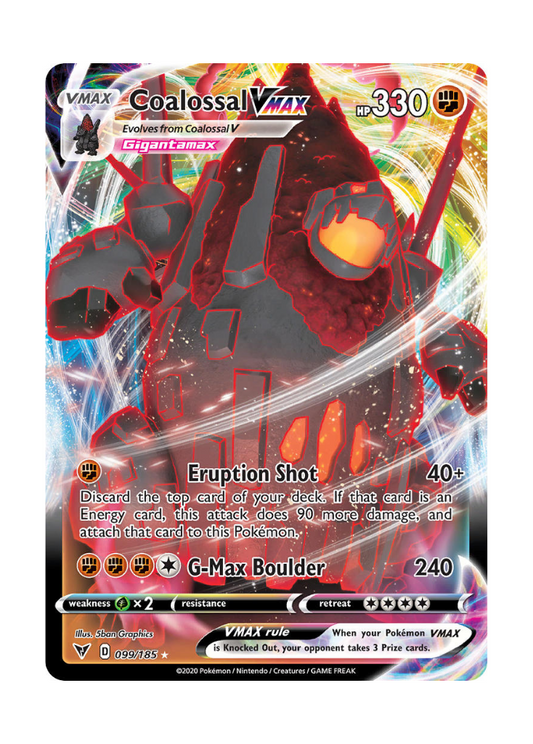 Vivid Voltage: Coalossal VMAX Full Art - 099/185
