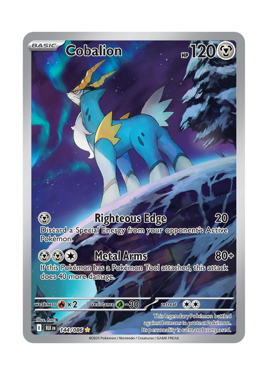 Black Bolt: Cobalion Illustration Rare - 144/086