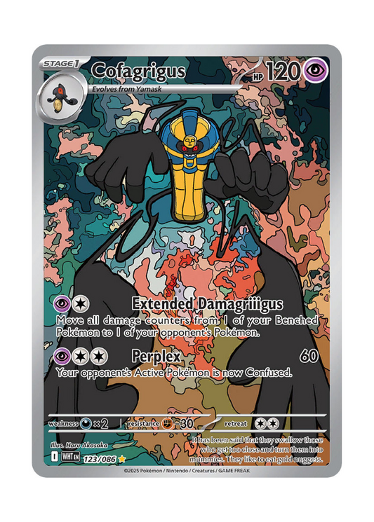 White Flare: Cofagrigus Illustration Rare - 123/086