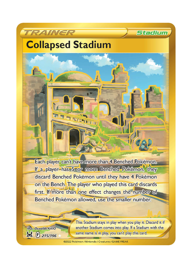 Lost Origin: Collapsed Stadium Secret Rare - 215/196