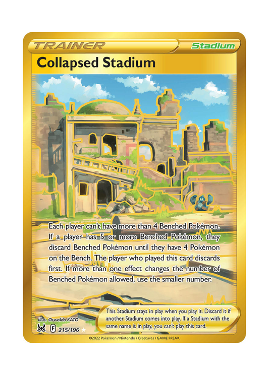 Lost Origin: Collapsed Stadium Secret Rare - 215/196