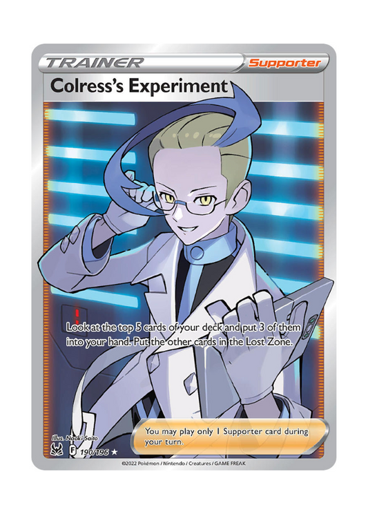 Lost Origin: Colress's Experiment Full Art - 190/196