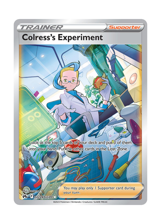 Crown Zenith: Colress's Experiment Galarian Gallery - GG59/GG70