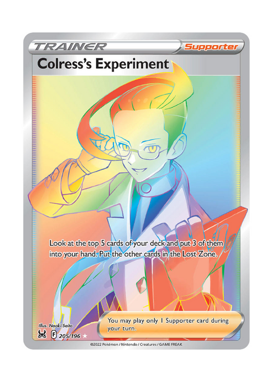 Lost Origin: Colress's Experiment Rainbow Rare - 205/196
