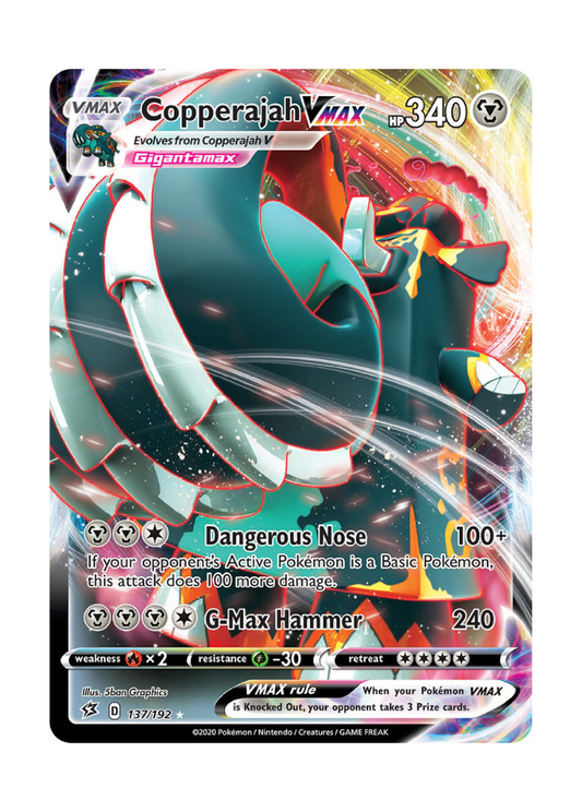 Rebel Clash: Copperajah VMAX Full Art - 137/192