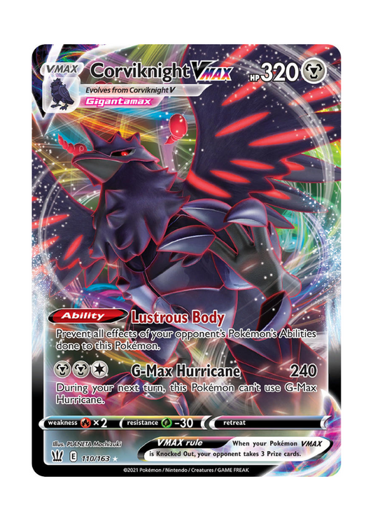 Battle Styles: Corviknight VMAX Full Art - 110/163