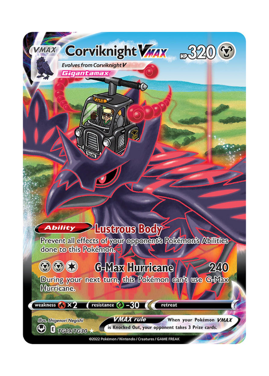 Silver Tempest: Corviknight VMAX Trainer Gallery - TG19/TG30