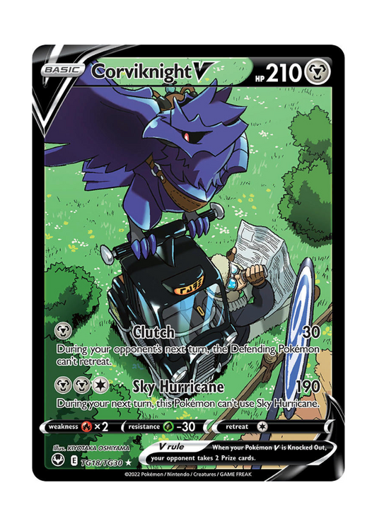 Silver Tempest: Corviknight V Trainer Gallery - TG18/TG30