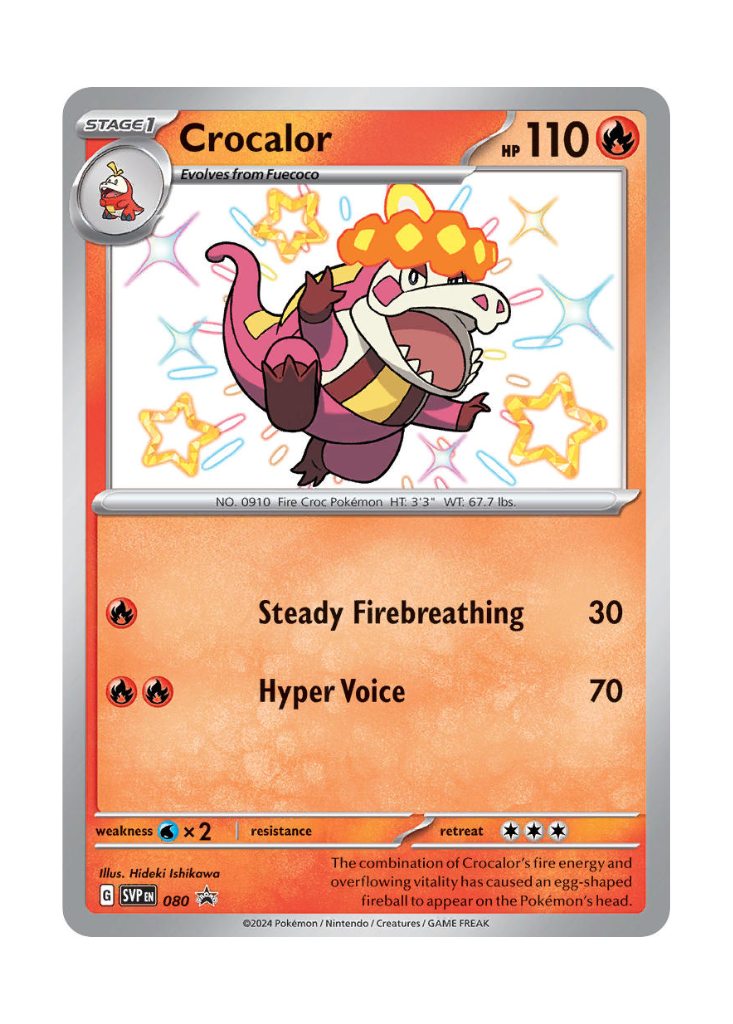 Scarlet & Violet Promos: Crocalor - 080