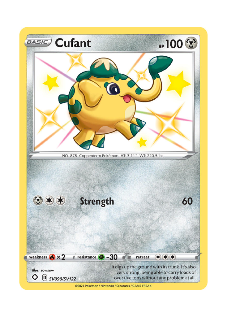 Shining Fates: Cufant Shiny Rare - SV090/SV122