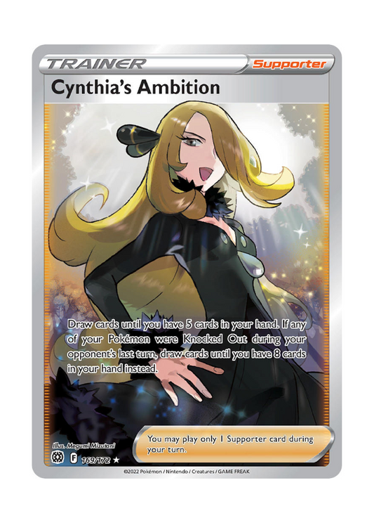 Brilliant Stars: Cynthia's Ambition Full Art - 169/172