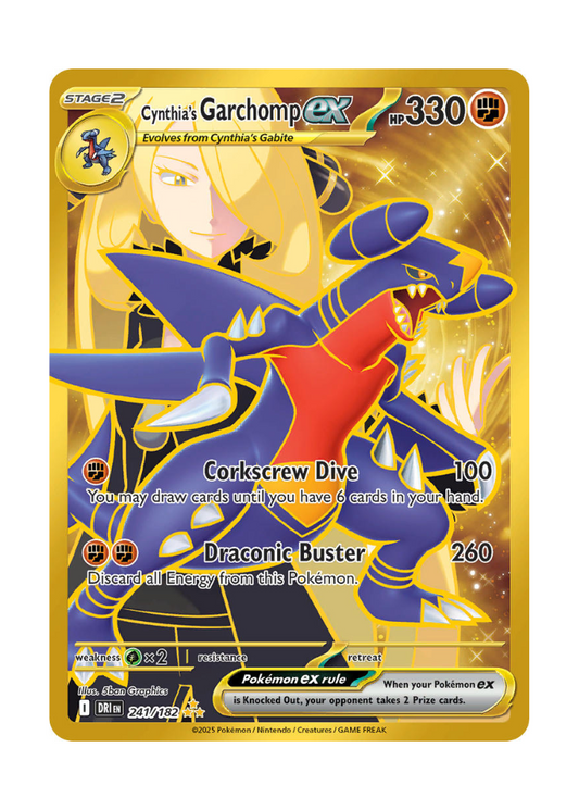 Destined Rivals: Cynthia's Garchomp ex Hyper Rare - 241/182