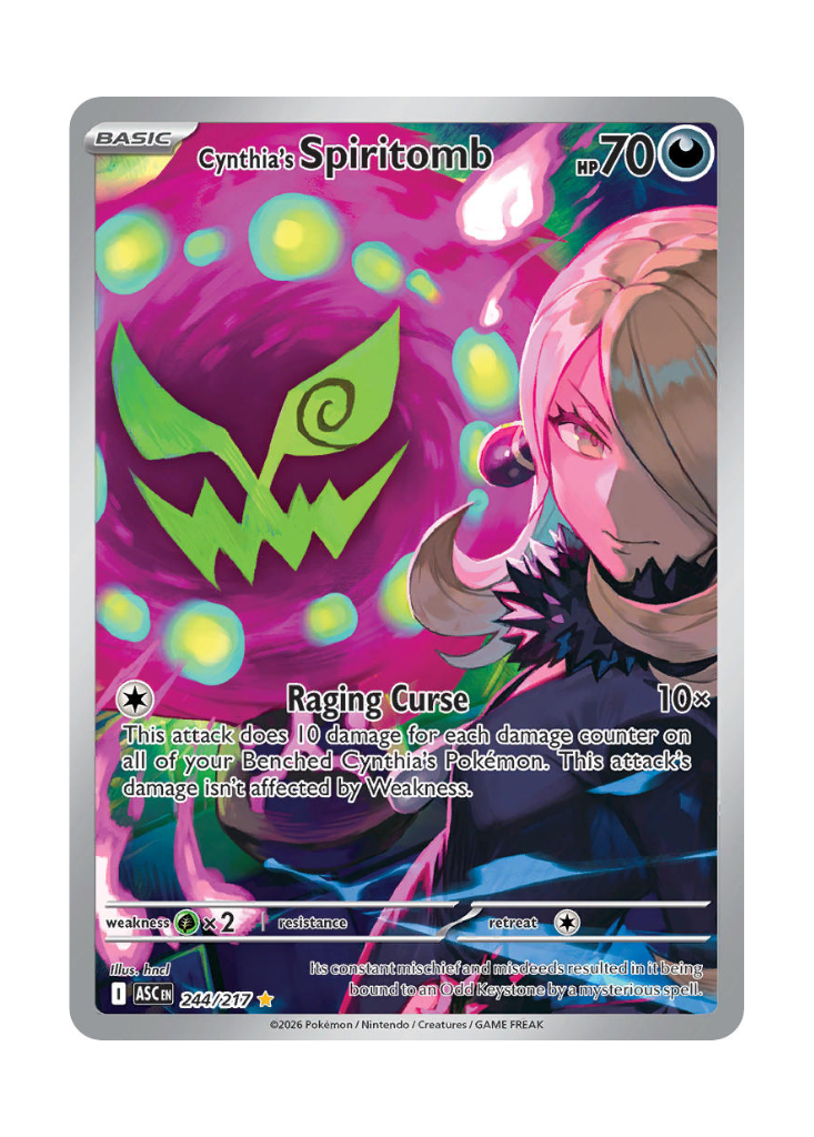 Ascended Heroes: Cynthia's Spiritomb Illustration Rare - 244/217