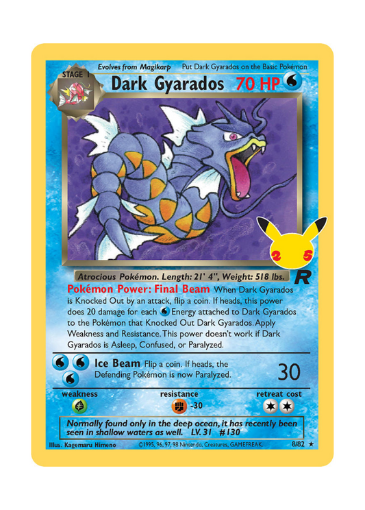 Celebrations: Dark Gyarados Classic Collection - 8/82
