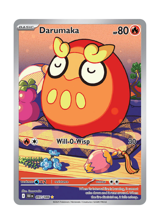Black Bolt: Darumaka Illustration Rare - 097/086