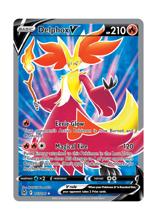 Lost Origin: Delphox V Full Art - 173/196