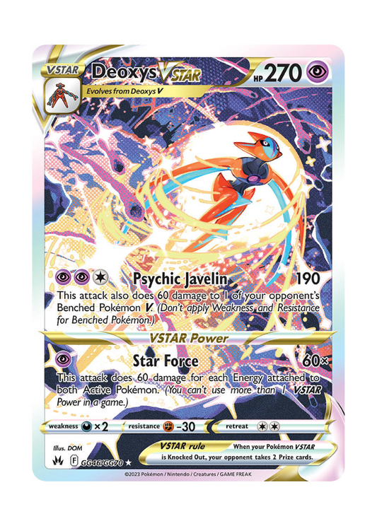 Crown Zenith: Deoxys VSTAR Galarian Gallery - GG46/GG70