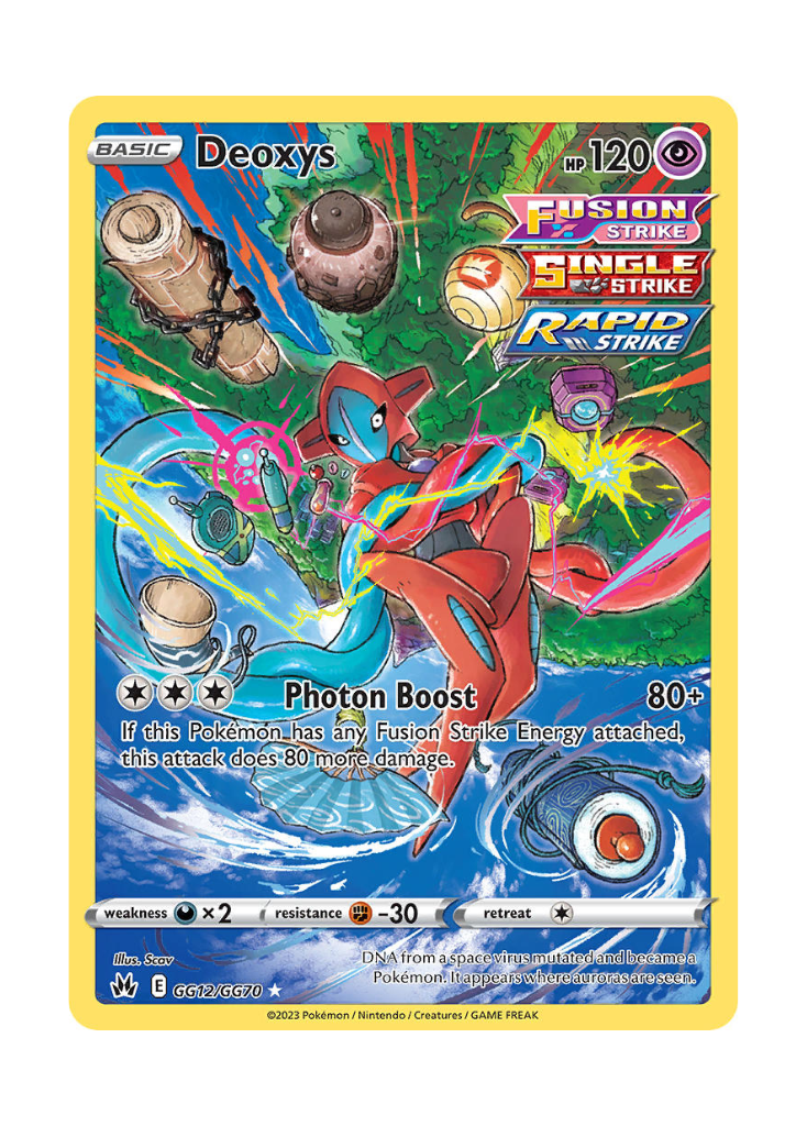 Crown Zenith: Deoxys Galarian Gallery - GG12/GG70
