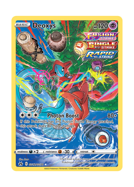 Crown Zenith: Deoxys Galarian Gallery - GG12/GG70