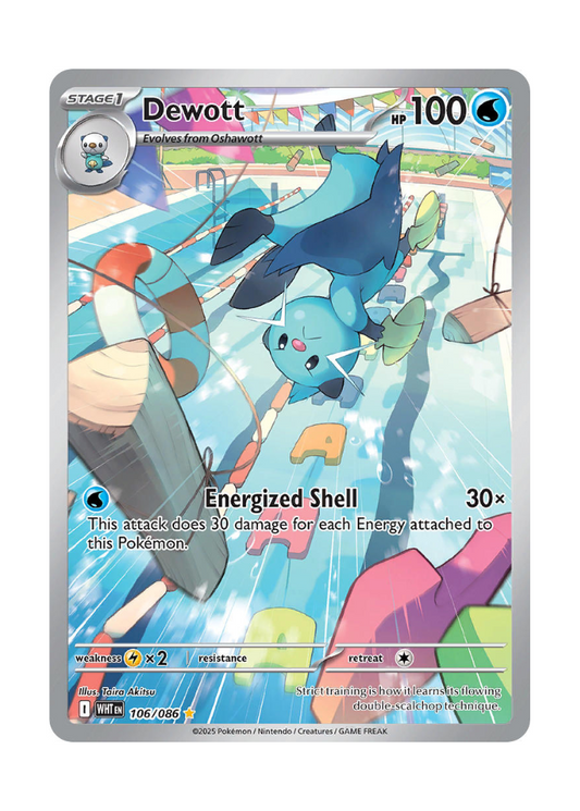 White Flare: Dewott Illustration Rare - 106/086