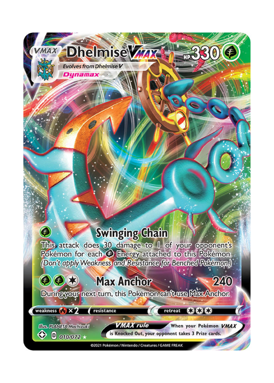 Shining Fates: Dhelmise VMAX Full Art - 010/072