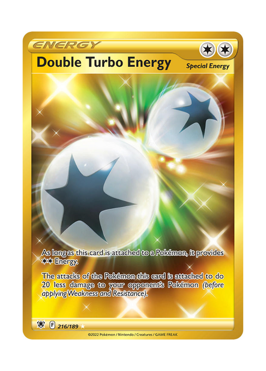 Astral Radiance: Double Turbo Energy Secret Rare - 216/189