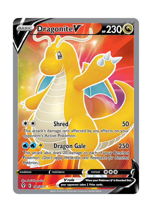 Evolving Skies: Dragonite V Full Art - 191/203