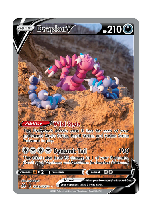 Crown Zenith: Drapion V Galarian Gallery - GG49/GG70