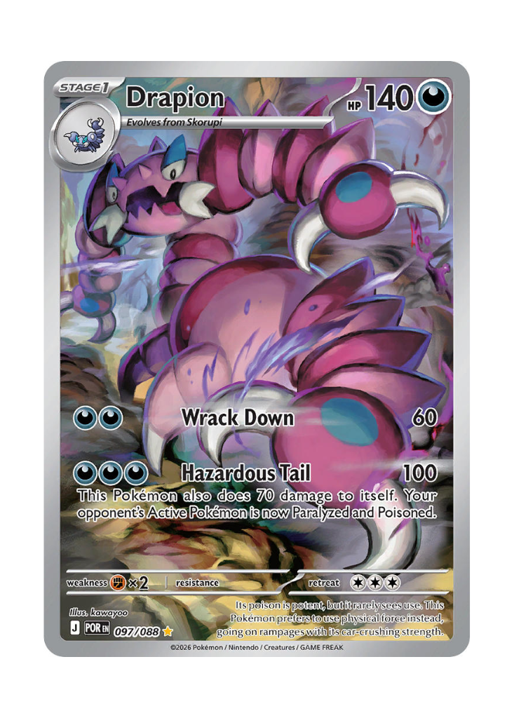 Perfect Order: Drapion Illustration Rare - 097/088