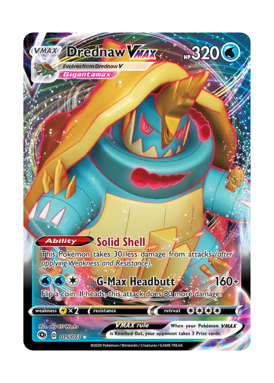 Champion's Path: Drednaw VMAX Full Art - 15/73