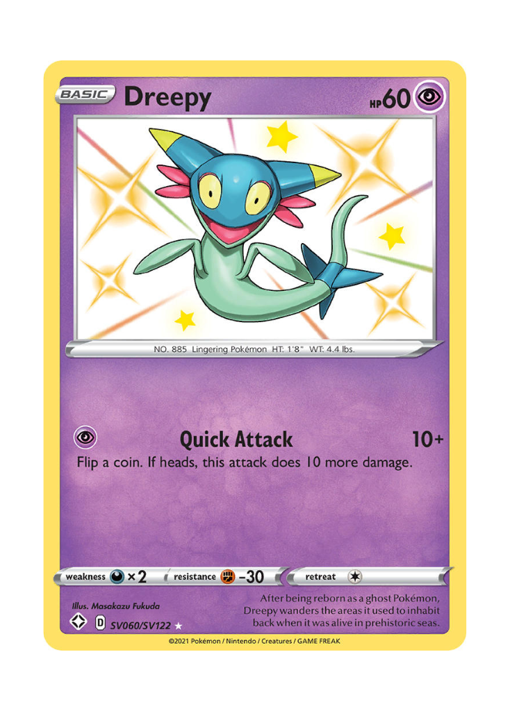 Shining Fates: Dreepy Shiny Rare - SV060/SV122
