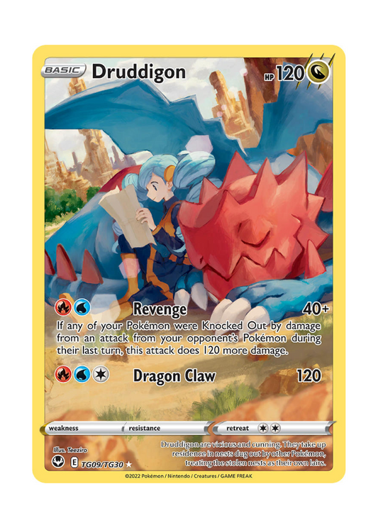 Silver Tempest: Druddigon Trainer Gallery - TG09/TG30