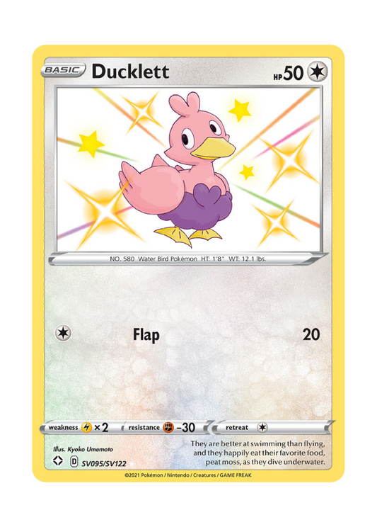 Shining Fates: Ducklett Shiny Rare - SV095/SV122