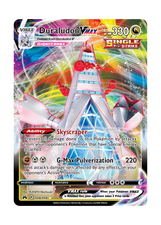 Crown Zenith: Duraludon VMAX Full Art - 104/159