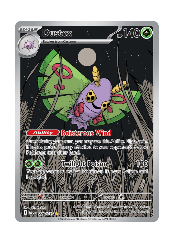 Ascended Heroes: Dustox Illustration Rare - 220/217