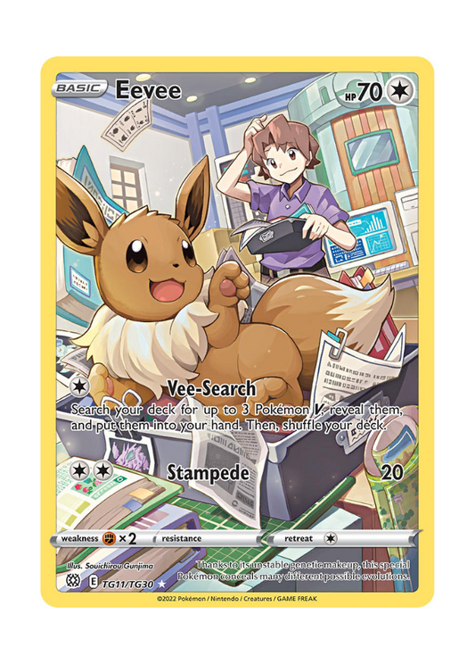 Brilliant Stars: Eevee Trainer Gallery - TG11/TG30