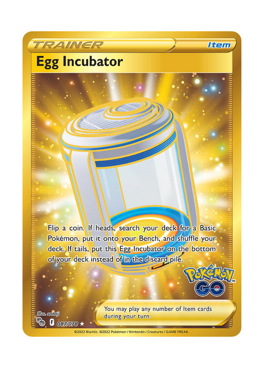 Pokémon GO: Egg Incubator Secret Rare - 087/078