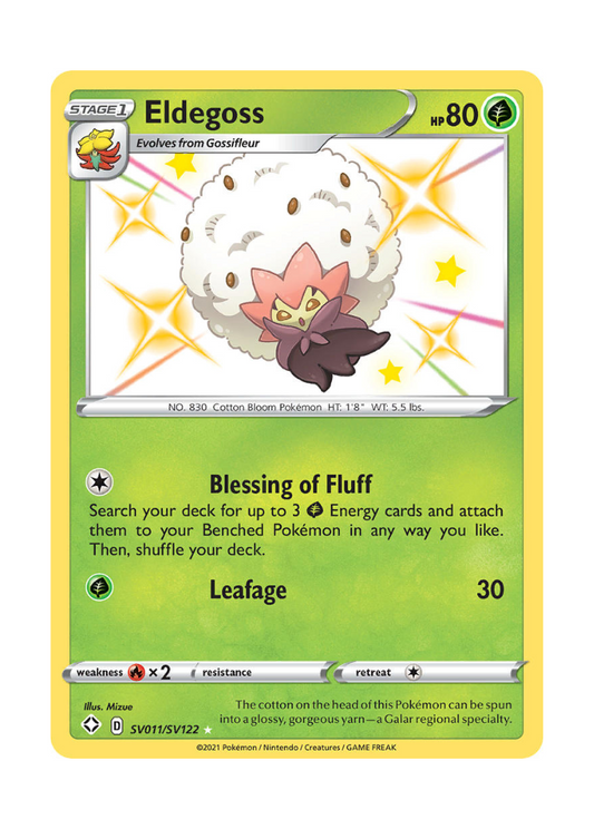 Shining Fates: Eldegoss Shiny Rare - SV011/SV122