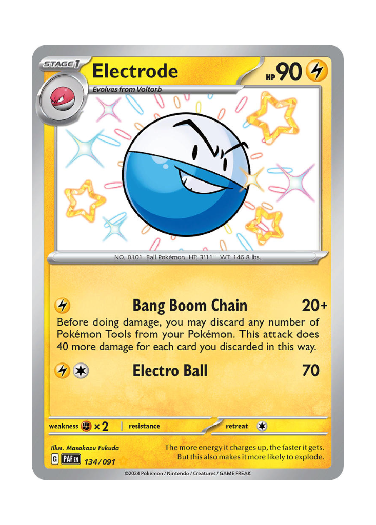 Paldean Fates: Electrode Shiny Rare - 134/091