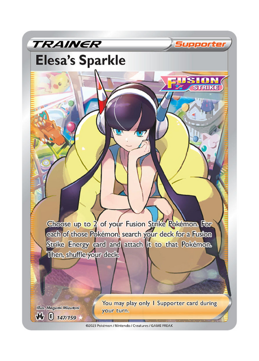 Crown Zenith: Elesa's Sparkle Full Art - 147/159